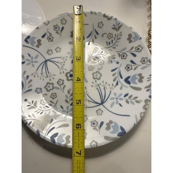 Corelle Prairie Garden Gray 6.75-Inch Bread Plates Set Of 2 - Picture 5 of 5